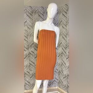 Forever 21 Jupe Mi- longue - apricot dress skirt, orange medium brand new